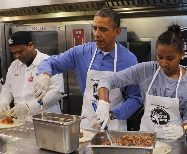 美国总统奥巴马育儿经验,奥巴马夫妇儿童