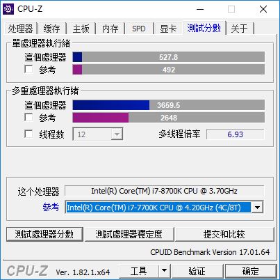 实测！i78700K处理器还能超频的笔记本