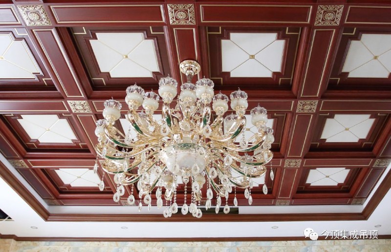 震撼！今顶超奢高端定制豪宅吊顶竣工！
