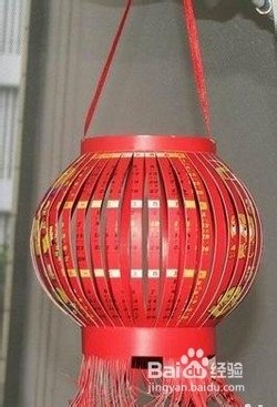 新年小灯笼特别简单,做一个可爱又美丽的小灯笼