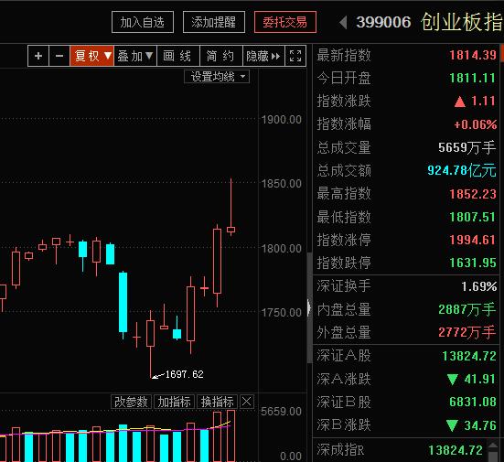创业板可跌到1600点左右,创业板2023低估值龙头股