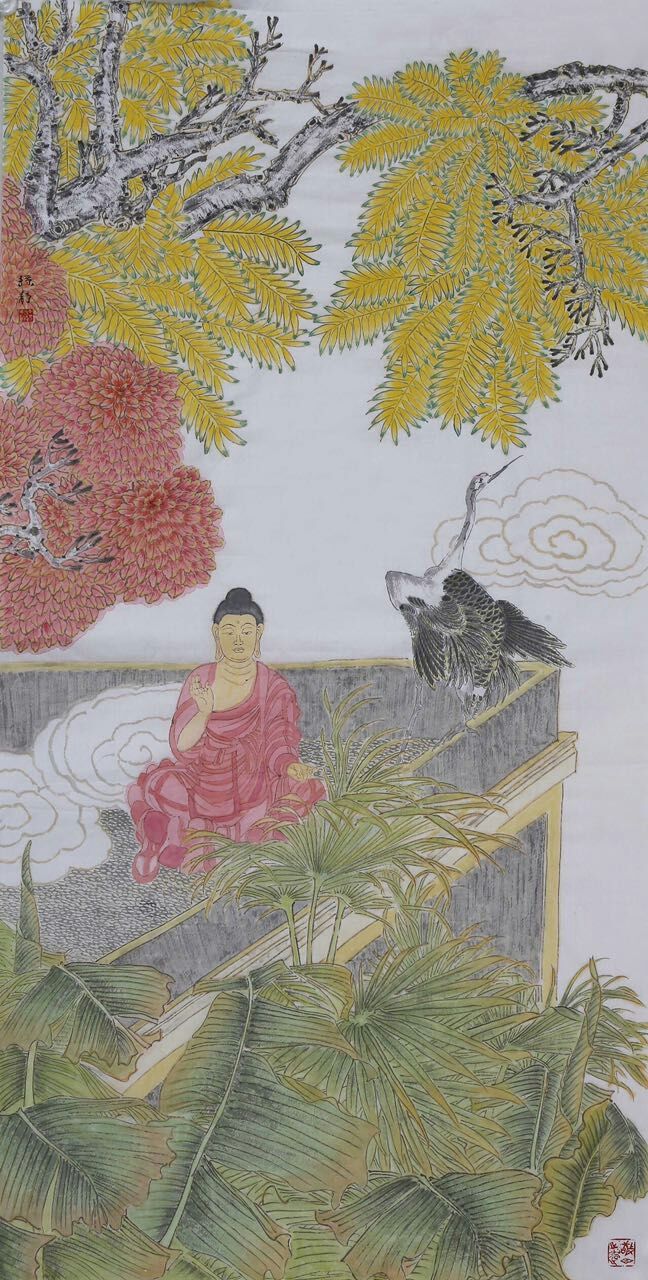 且看花鸟画家孙静的彼岸——浮生——若梦