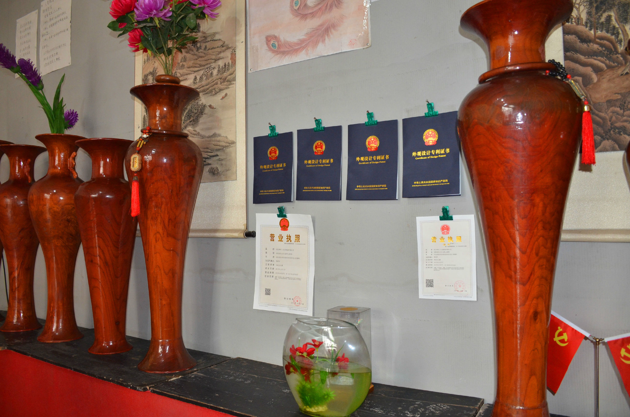 农民发明的新型花盆,农村制作花瓶