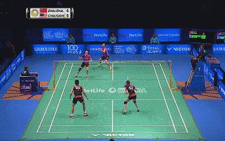 羽毛球应对封网教学,羽毛球双打网前封网技术