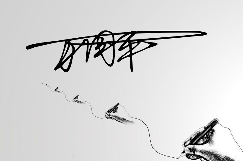 艺术签名不会写怎么办,艺术签名不认识字