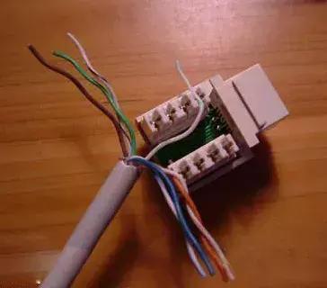网线水晶头和插座接线图,公牛网线插座对应水晶头接法图解