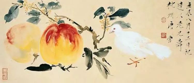 唐云早期花鸟作品欣赏,唐云先生花鸟条幅全集