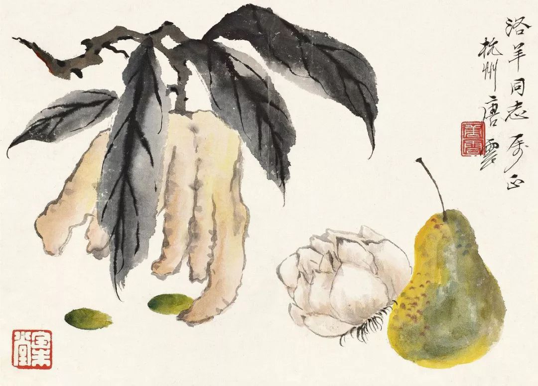 唐云早期花鸟作品欣赏,唐云先生花鸟条幅全集