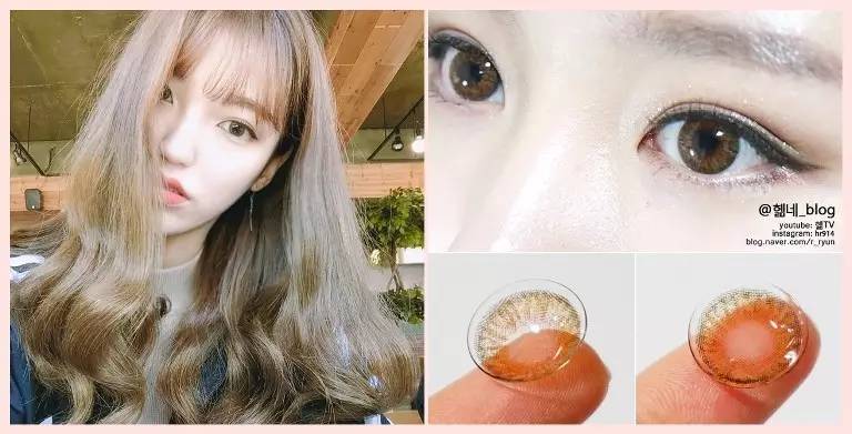 韩妞的眼影怎么盘,美瞳推荐韩系妆容