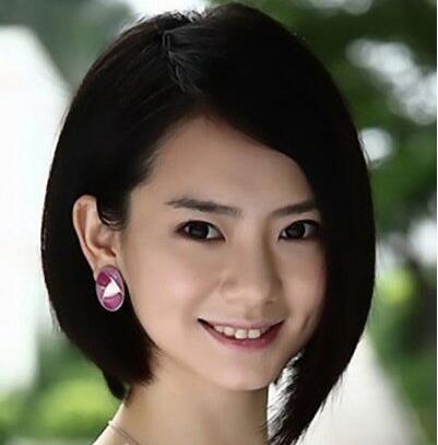 不对称沙宣头发型图片,不对称沙宣中长发型图片