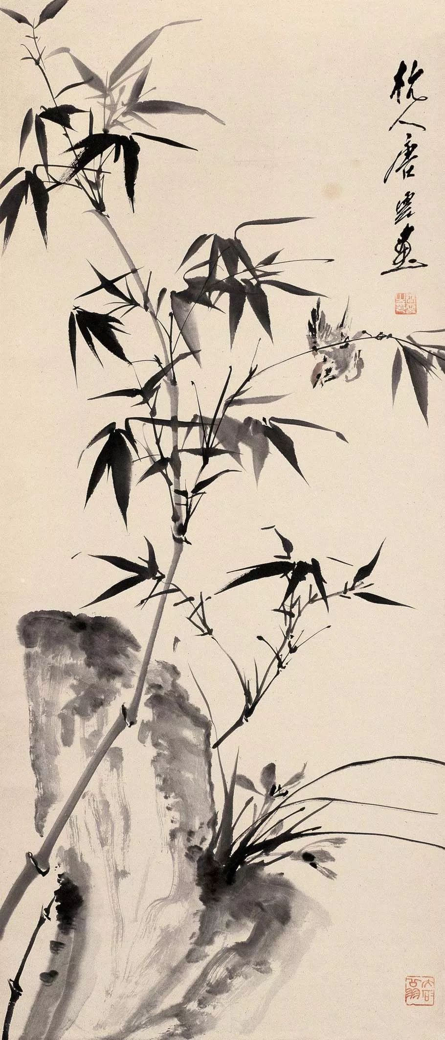 唐云早期花鸟作品欣赏,唐云先生花鸟条幅全集