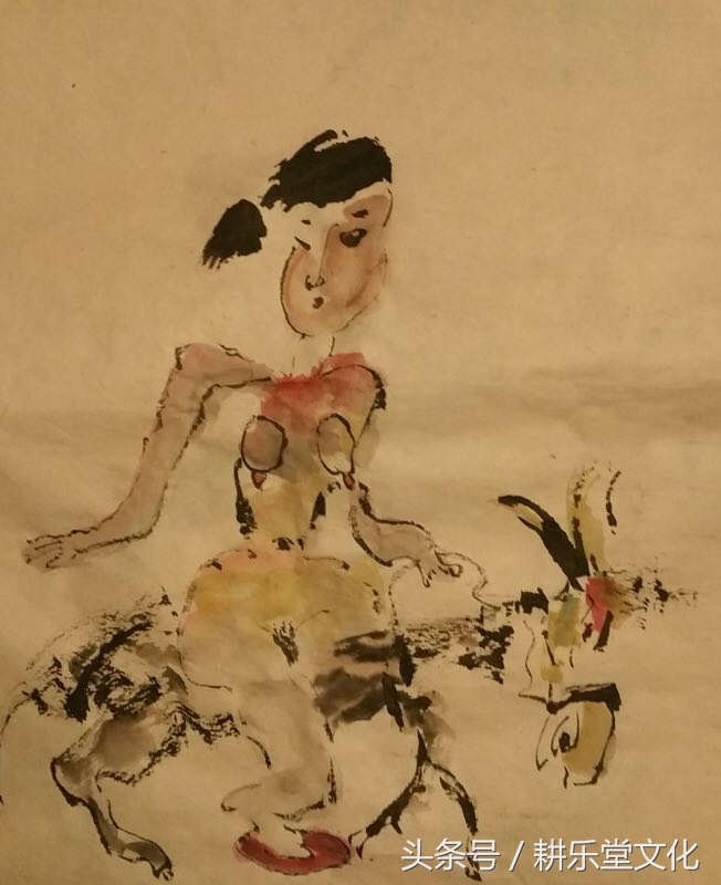 美女作家画驴，画出了浓郁的泥土气息