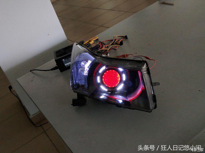 雪佛兰科鲁兹大灯改装小透镜led灯,17款雪佛兰科鲁兹改透镜大灯