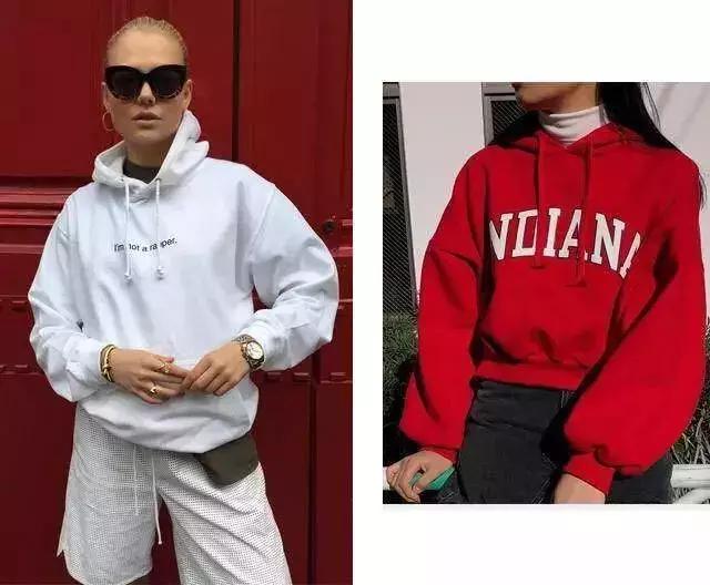 时髦好穿的卫衣合集30款随便挑,多试试这几款时髦卫衣