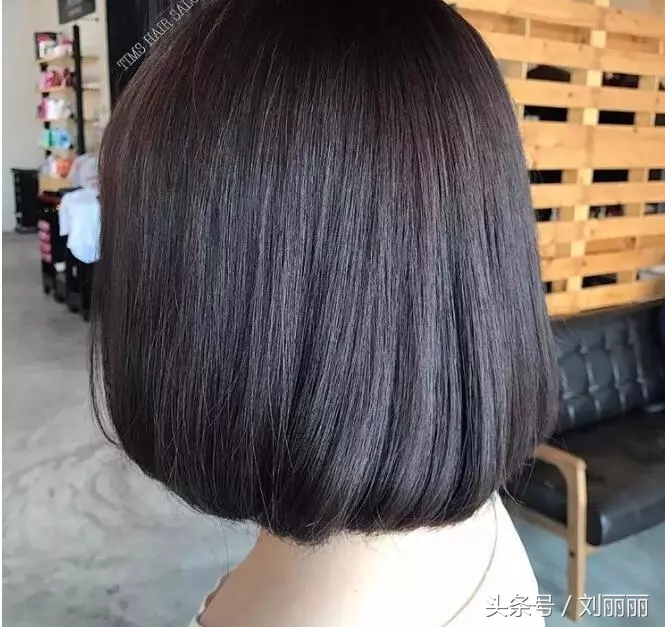 沙宣短发立体内扣发型图片,剪沙宣短发内扣教程