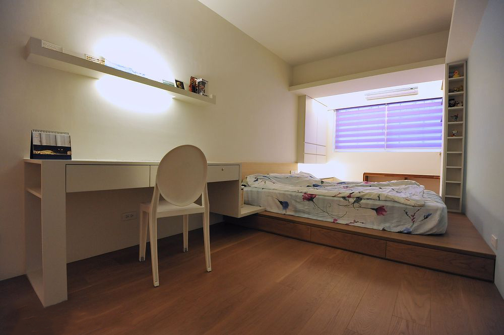 卧室不买床直接打个地台,卧室不用买床怎么设计