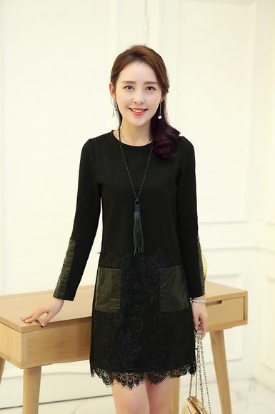 2015新款打底蕾丝长袖,今年最爆款加绒蕾丝打底