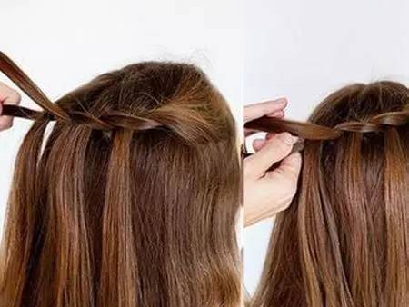 编发三股辫慢动作,编发最简单的三股