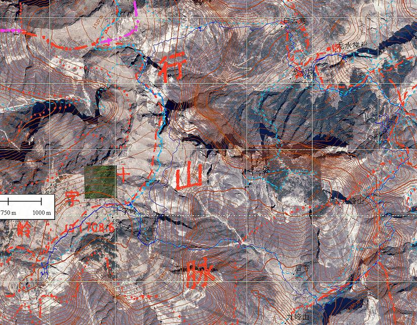 十字岭鸡冠梯环线,南太行鸡冠梯最险处