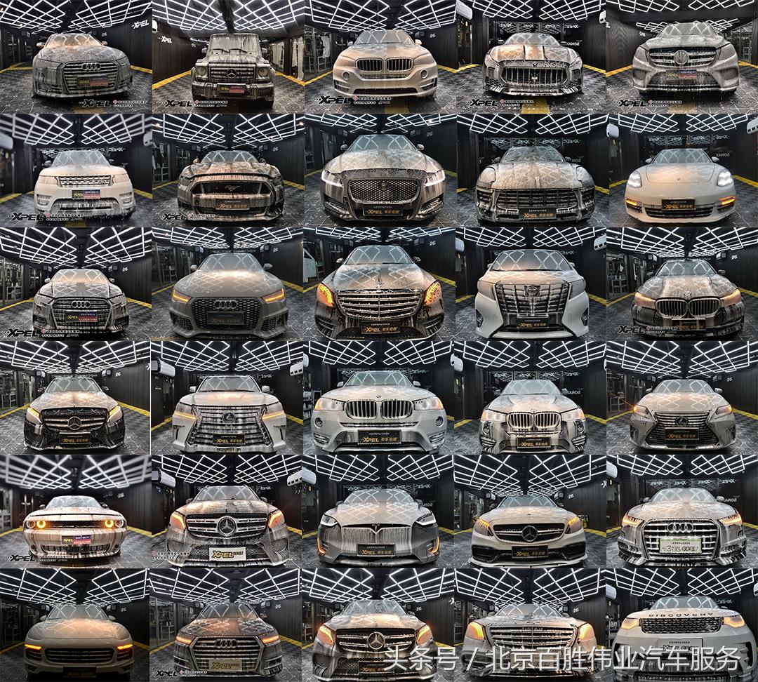看案例比品质！奔驰AMGE43完美施工XPEL哑光专车专用隐形车衣