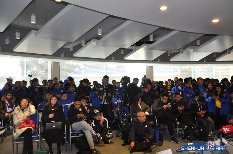 申花新援见面会,绿地申花孙凯