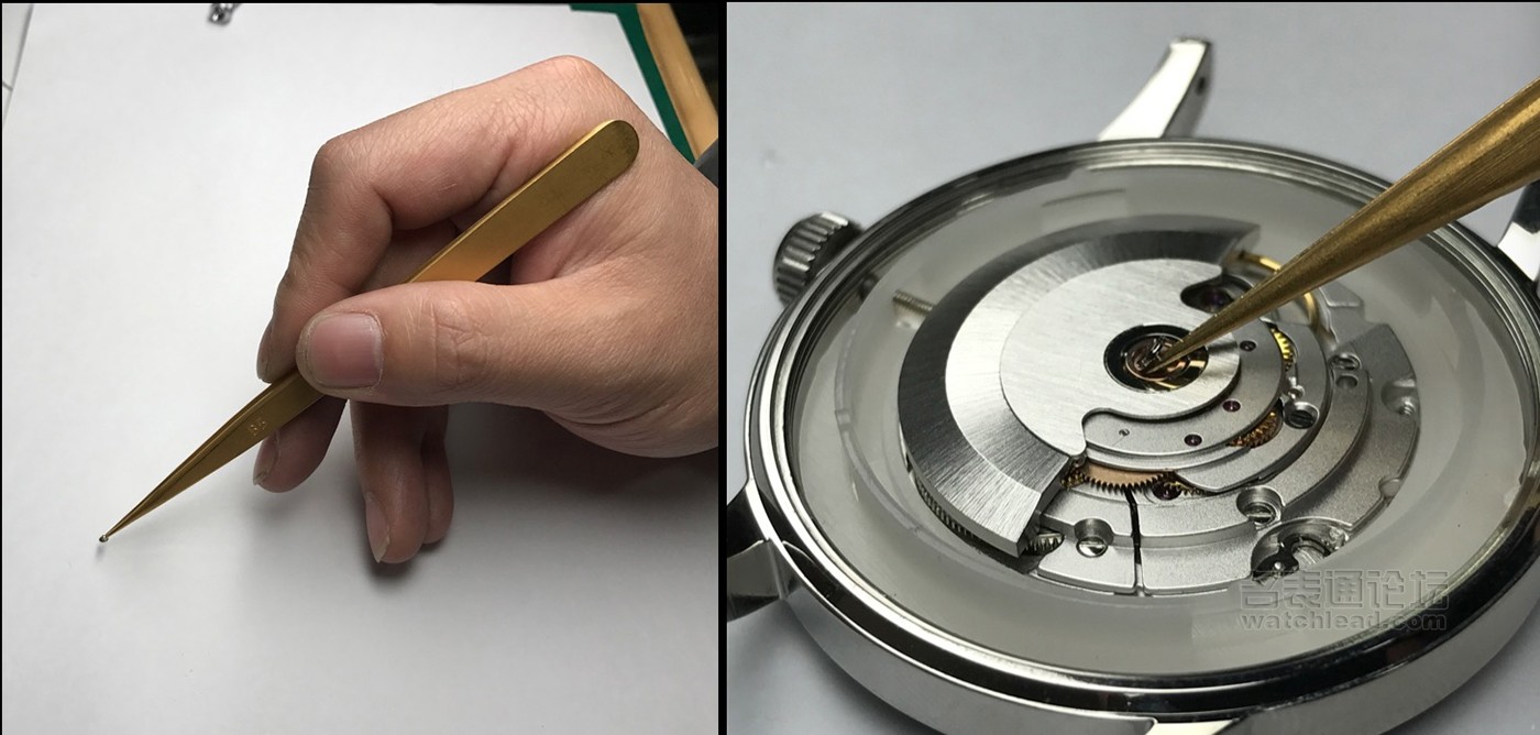浪琴表如何保养和维修,修表教程浪琴八针月相
