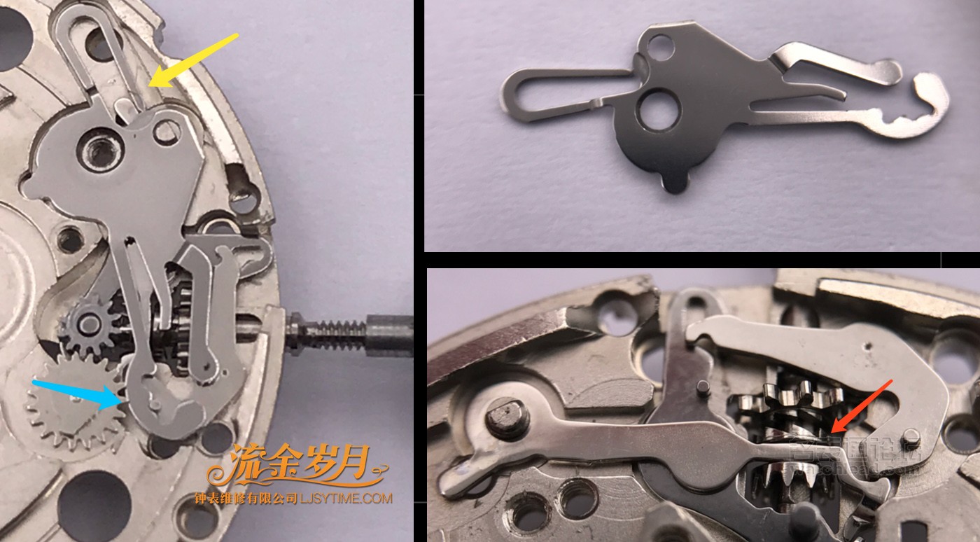 浪琴表如何保养和维修,修表教程浪琴八针月相