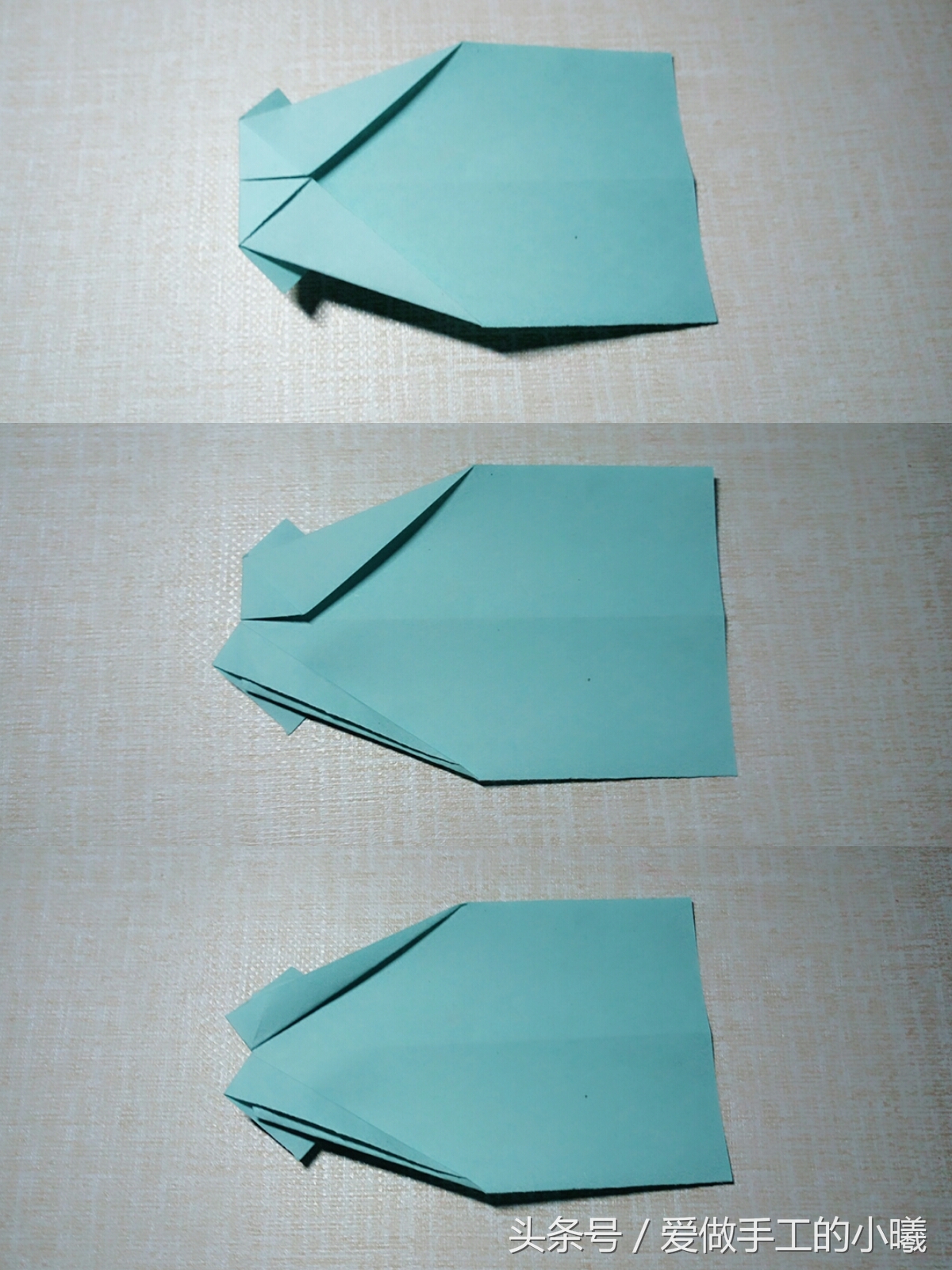 爱心折纸小视频书签,爱心书签的折纸方法