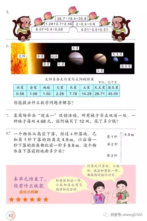 四年级下册数学书人教版预习,2022年人教版四年级下册数学课本