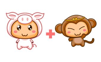 属猪的情侣属相配对表大全,夫妻双方都属猪生肖配对