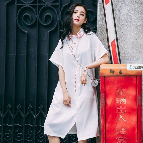 衬衫裙女高级感穿搭,衬衫裙如何穿搭