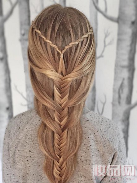 仙女范的法式浪漫编发轻松学起来,半扎发编发仙女范