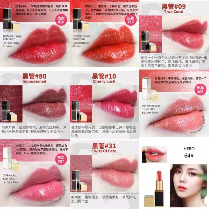 所有品牌口红经典款排名,品牌口红色号热卖排行榜10强