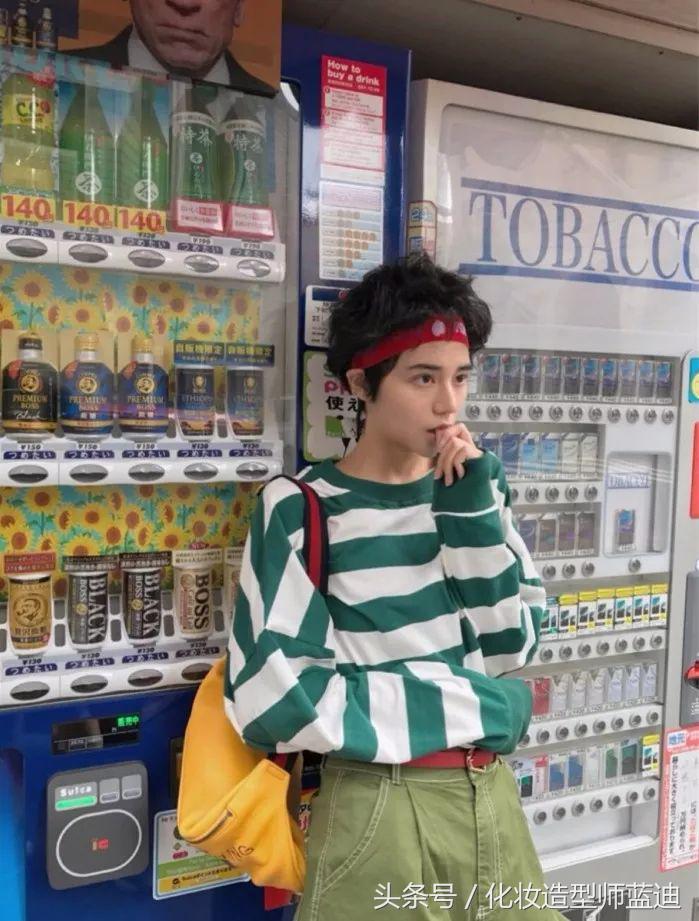 内扣美发造型短发,短发泡面头扎发发型