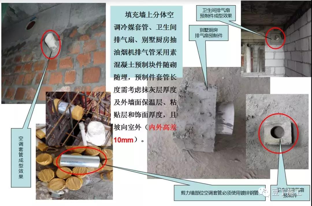 砖混结构水电预埋怎么施工,水电预留预埋施工质量验收规范