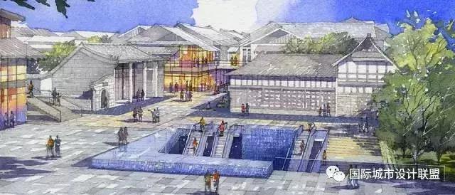 太古里街区效果图,经典block街区设计