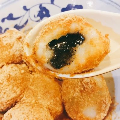 费列罗馅儿的汤圆,费列罗汤圆和红糖糯米小丸子