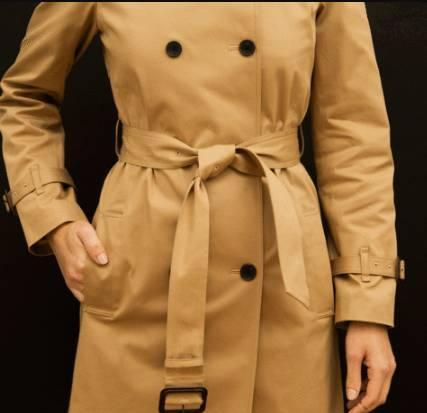 系风衣腰带单蝴蝶结的方法慢动作,巴宝莉男士风衣腰带背后正规系法