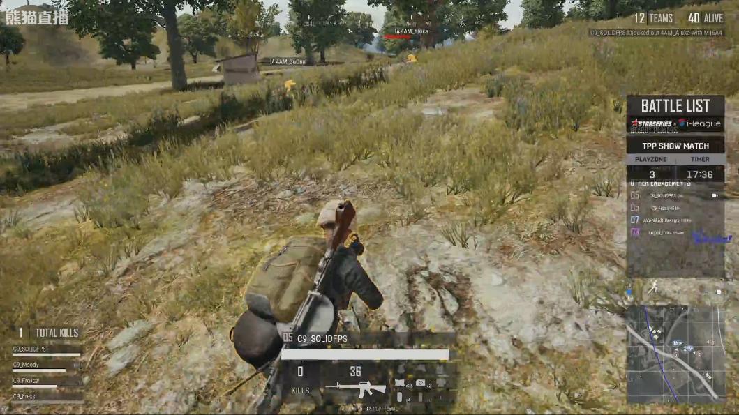 绝地求生比赛slr精彩击杀镜头,2018年绝地求生中日对抗赛第五局