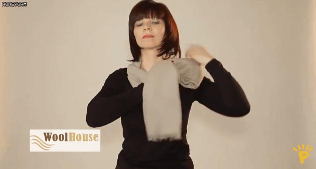 告诉你围巾怎样系得优雅有气质