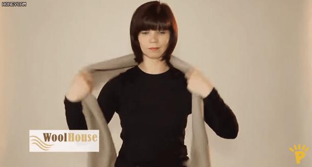 告诉你围巾怎样系得优雅有气质