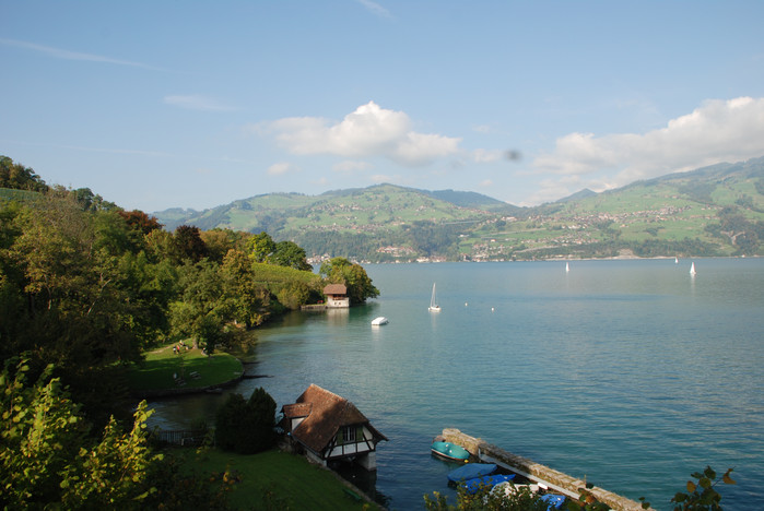 瑞士十日深度自驾游之六,湖光山色瑞士旅游