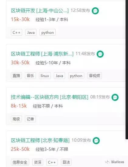 区块链运维招聘,区块链从业者的求职