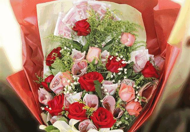 三八女人节送你一束有钱花,三八女神节送你有钱花