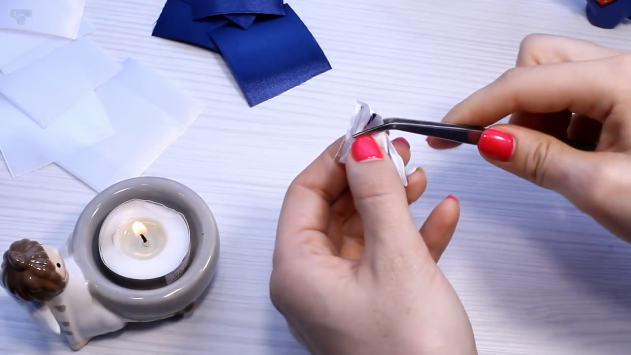 胸花布艺花朵高级,简单的布艺花朵制作教程