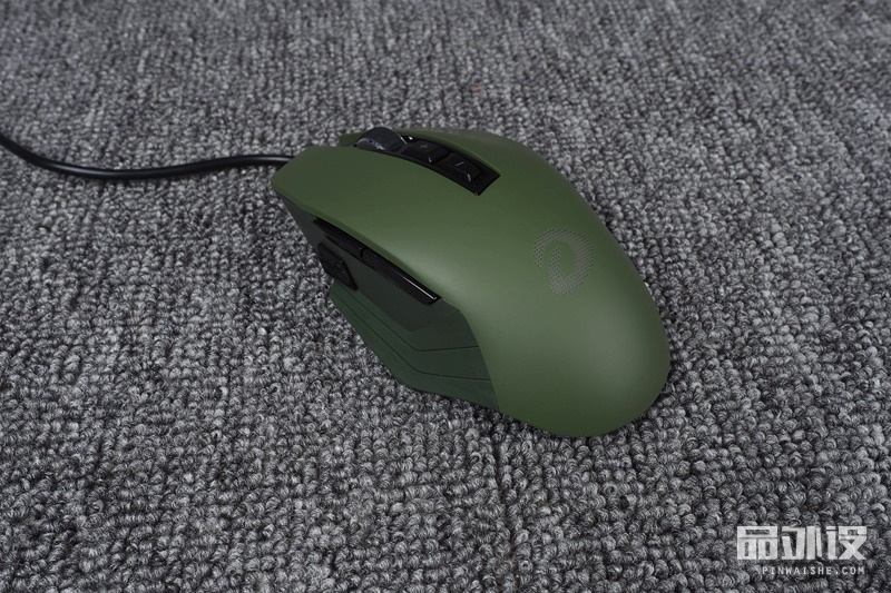 达尔优牧马人em915鼠标拆解,达尔优em915黑色裂纹版游戏鼠标