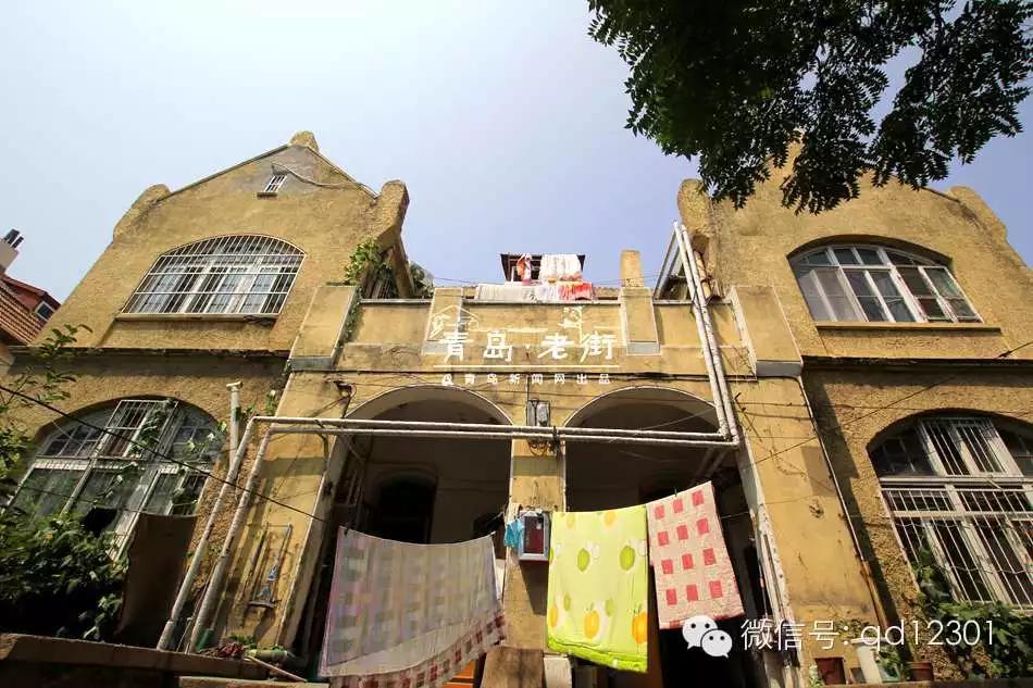 青岛百年老街照片,青岛老房老街
