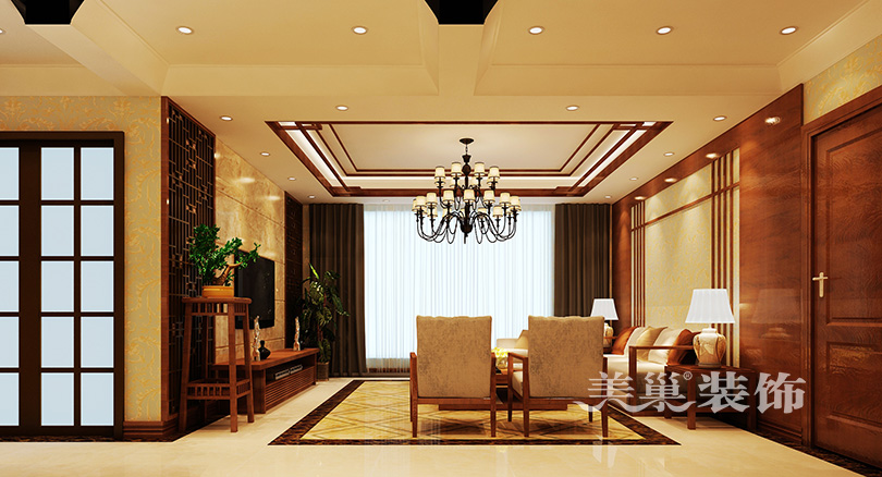 贾商大佬、文人墨客喜欢的风格祝福红城豪华新中式