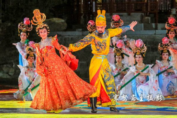 西安华清宫长恨歌实景,华清宫长恨歌舞剧大型实景演出