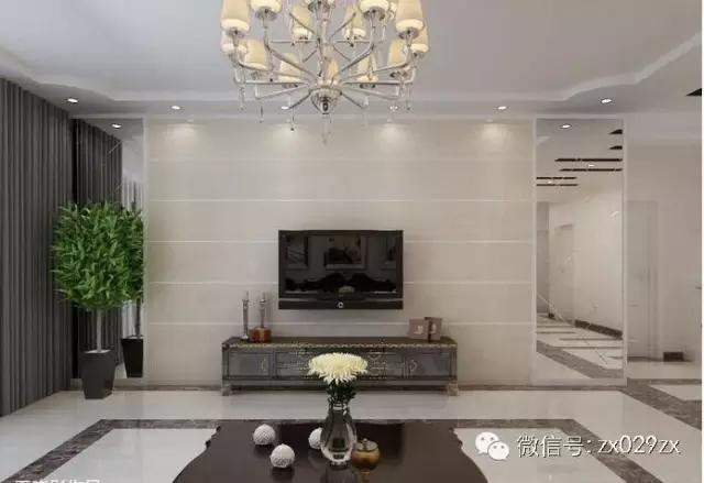 性价比最高的瓷砖电视墙,小众化瓷砖电视墙